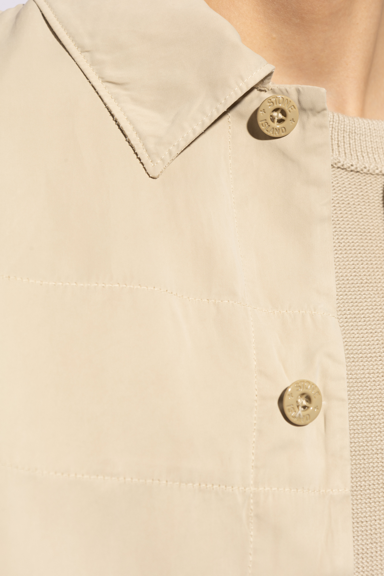 shirt Stone Island - SchaferandweinerShops KR - Beige Puma